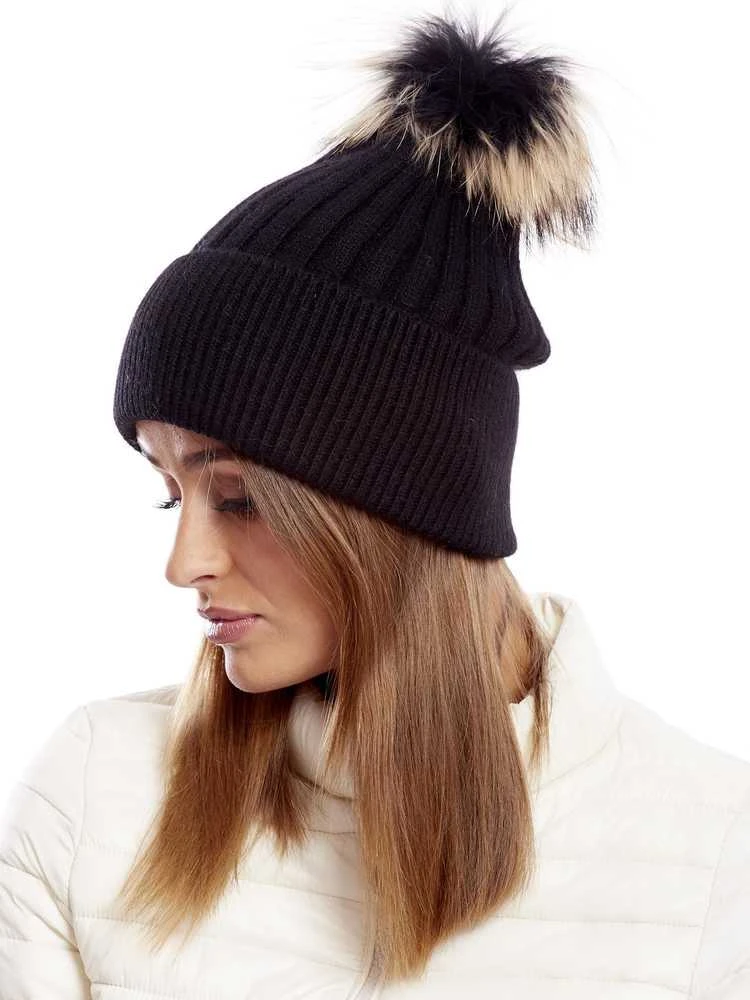 Wool Fashion Italia Cap-AT-CZ-17230.43-juodas