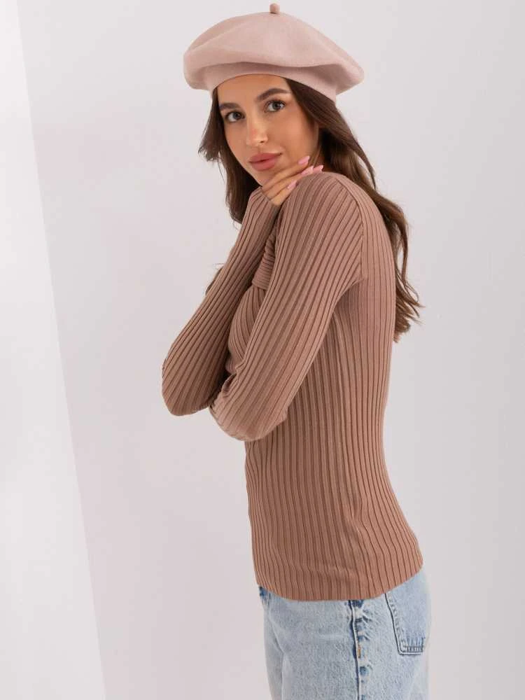 Wool Fashion Italia Cap-AT-CZ-231305.82P-smėlio spalvos