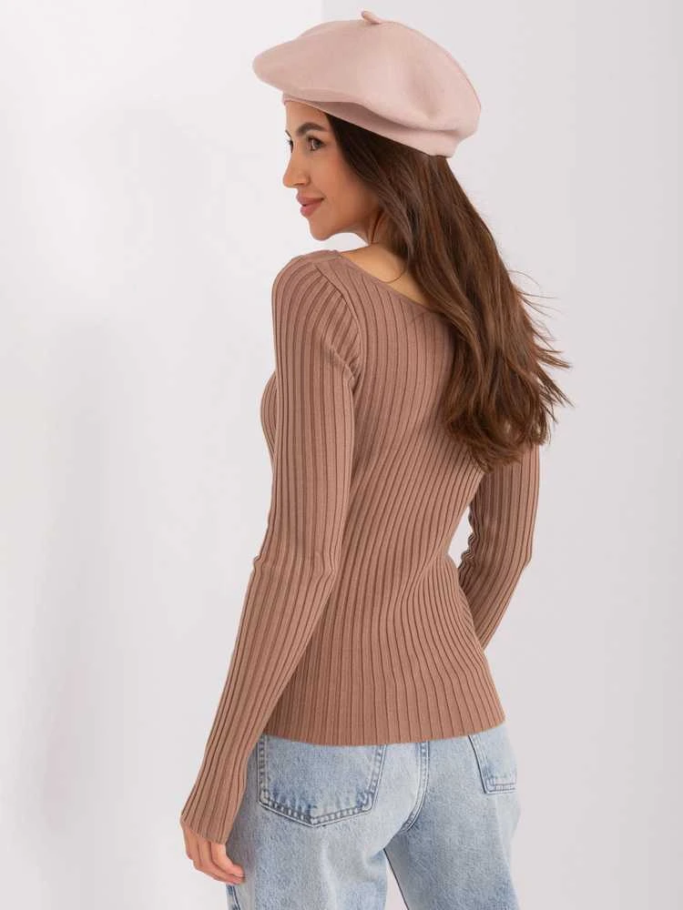 Wool Fashion Italia Cap-AT-CZ-231305.82P-smėlio spalvos