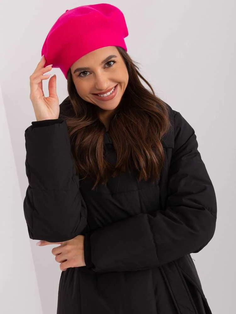 Wool Fashion Italia Cap-AT-CZ-231305.82P-tamsiai rožinė