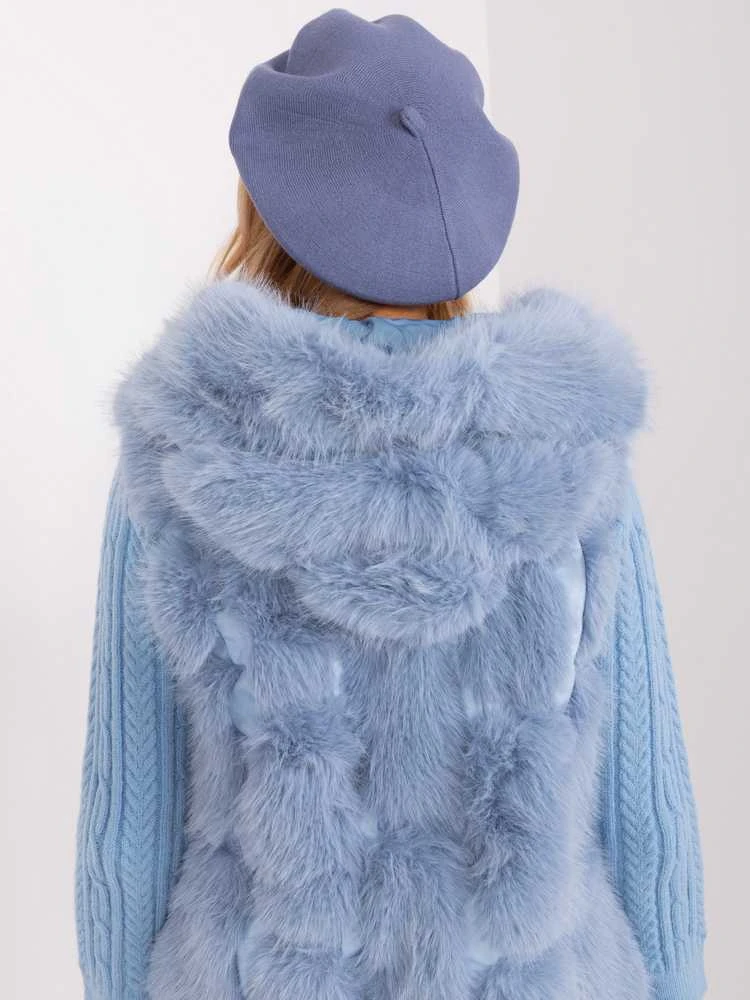Wool Fashion Italia Cap-AT-CZ-231305.82P-tamsiai mėlyna