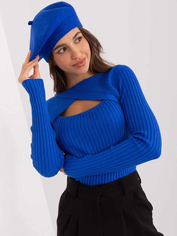Wool Fashion Italia Cap-AT-CZ-231305.85P-kobaltas