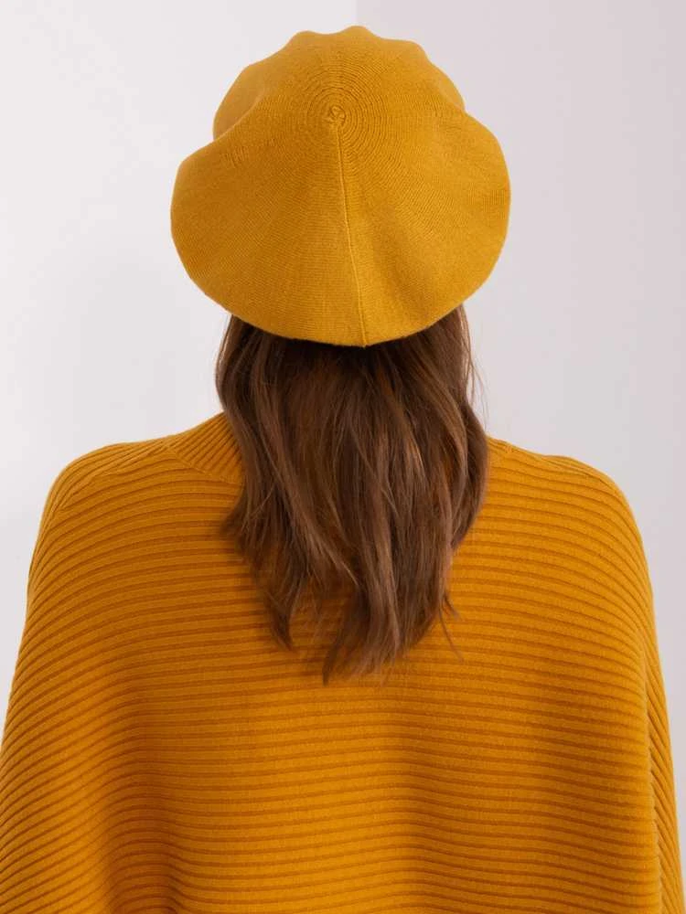 Wool Fashion Italia Cap-AT-CZ-231605.21P-tamsiai geltona