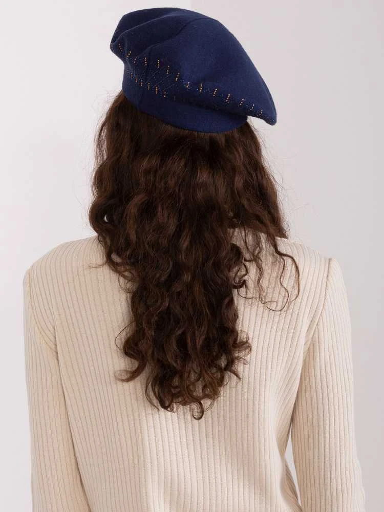 Wool Fashion Italia Cap-AT-CZ-231605.21P-tamsiai mėlyna