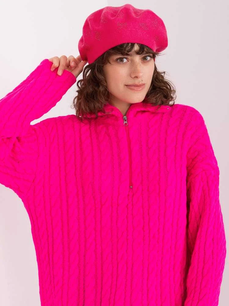 Wool Fashion Italia Cap-AT-CZ-2318.27-fuksija