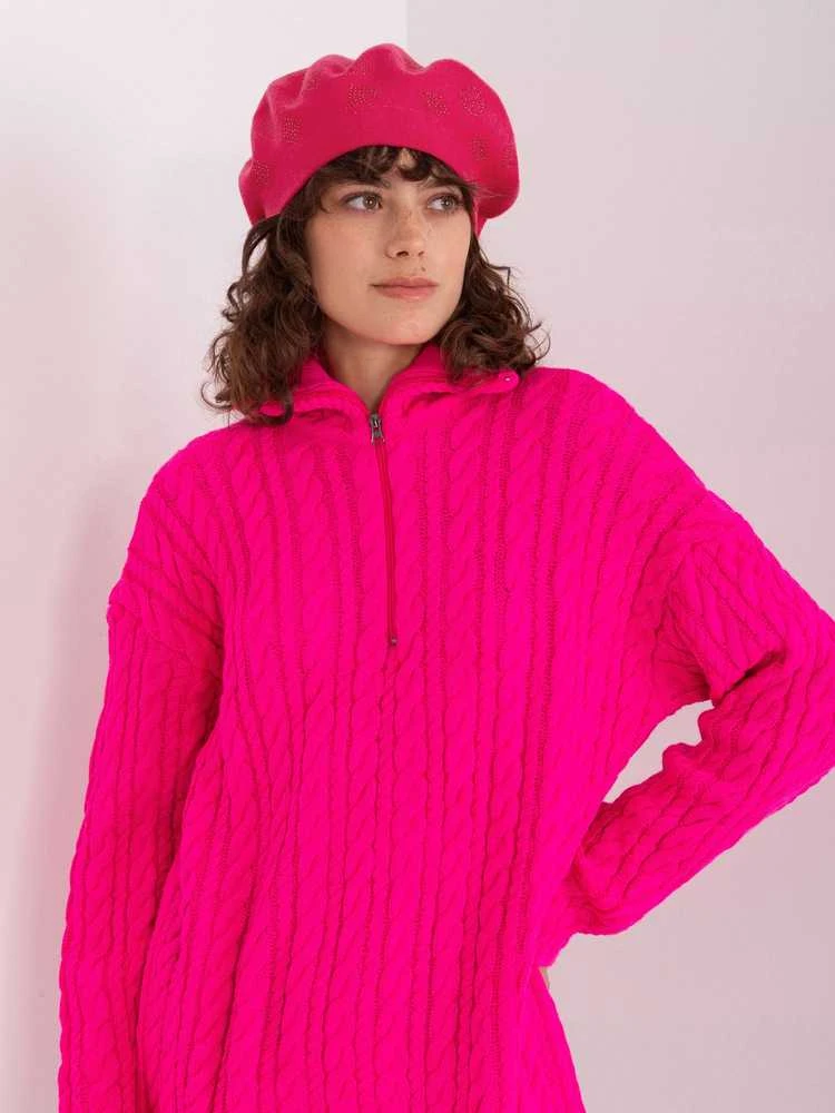Wool Fashion Italia Cap-AT-CZ-2318.27-fuksija