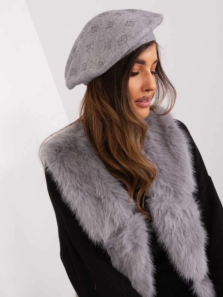 Wool Fashion Italia Cap-AT-CZ-2318.27-pilka