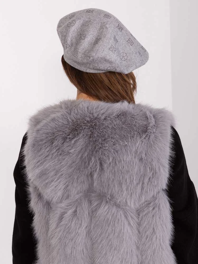Wool Fashion Italia Cap-AT-CZ-2318.27-pilka