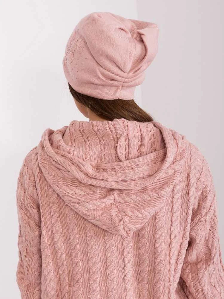 Wool Fashion Italia Cap-AT-CZ-23250.01P-šviesiai rožinė