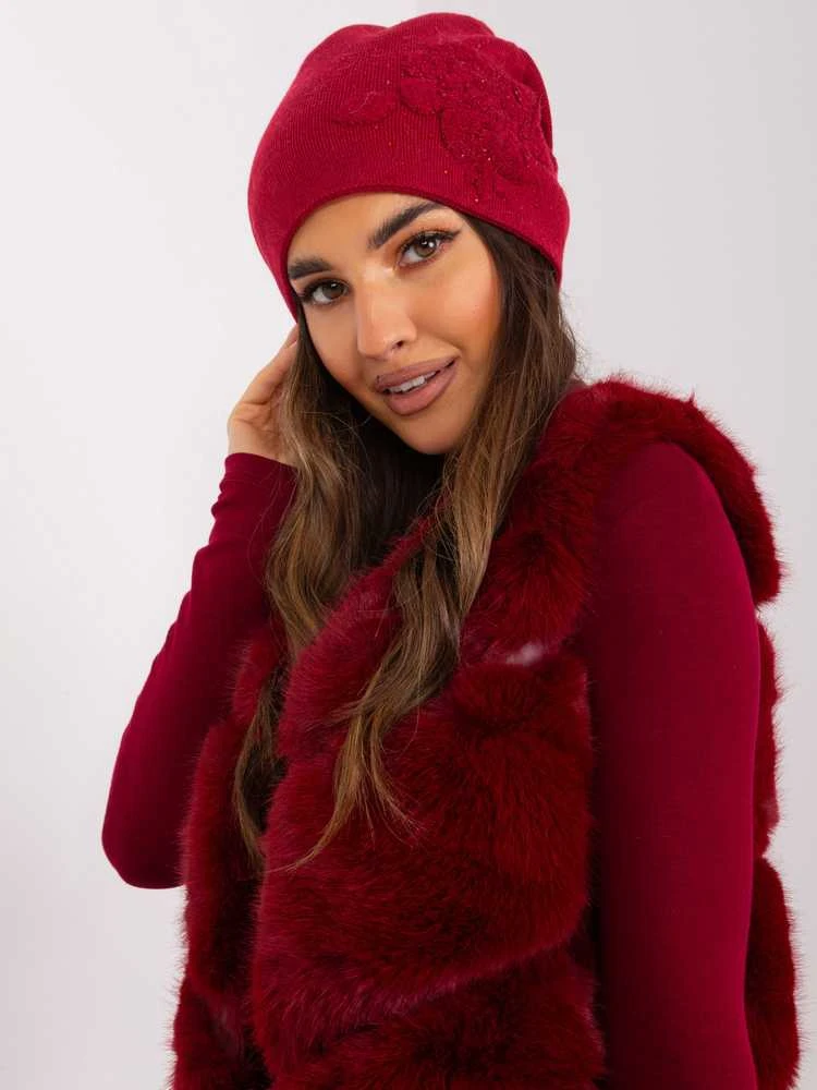 Wool Fashion Italia Cap-AT-CZ-23250.36P-bordo