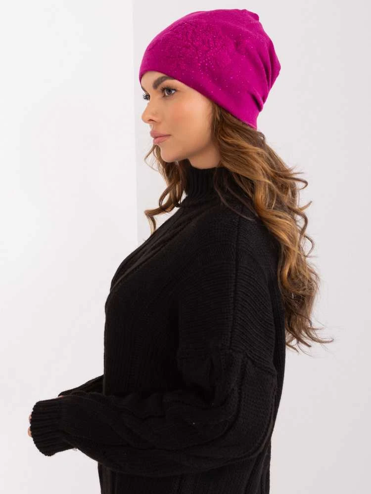 Wool Fashion Italia Cap-AT-CZ-23250.36P-fuksija