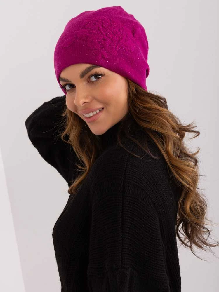 Wool Fashion Italia Cap-AT-CZ-23250.36P-fuksija