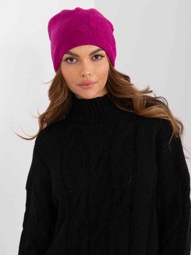 Wool Fashion Italia Cap-AT-CZ-23250.36P-fuksija