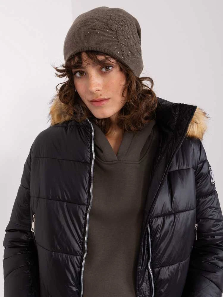 Wool Fashion Italia Cap-AT-CZ-23250.36P-tamsi chaki