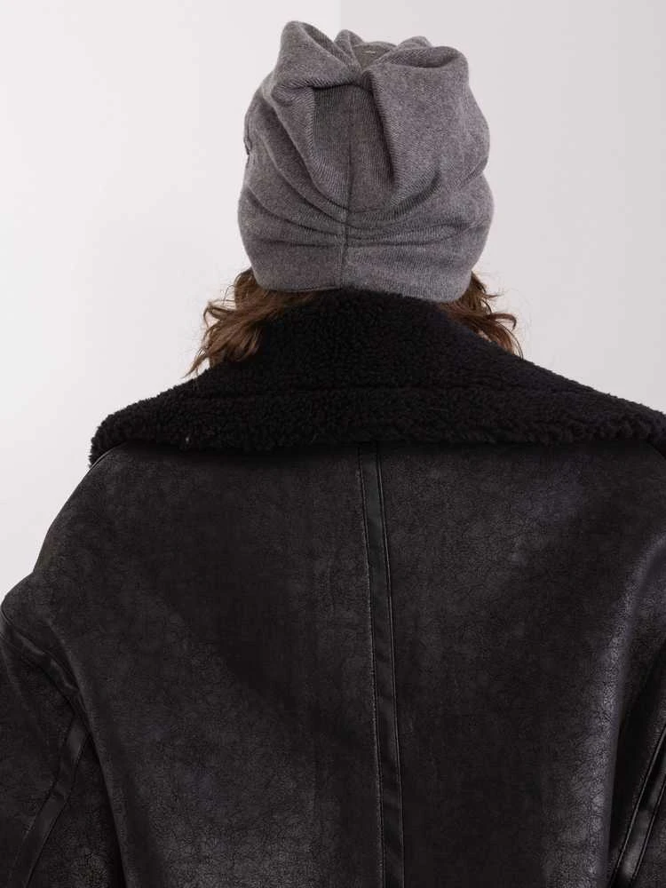 Wool Fashion Italia Cap-AT-CZ-23250.61P-tamsiai pilka