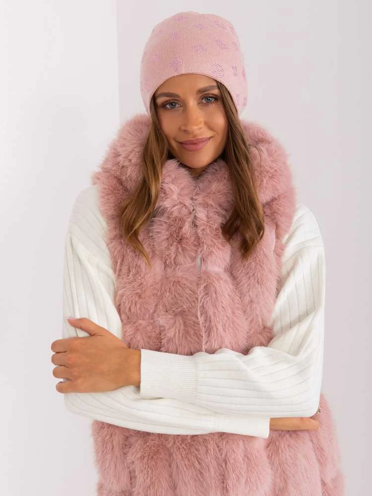 Wool Fashion Italia Cap-AT-CZ-2325.85-rožinė