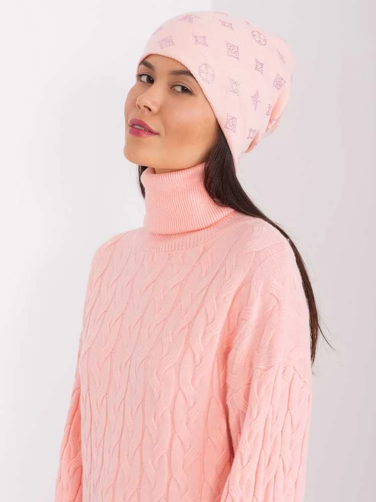 Wool Fashion Italia Cap-AT-CZ-2325.85-šviesiai rožinė