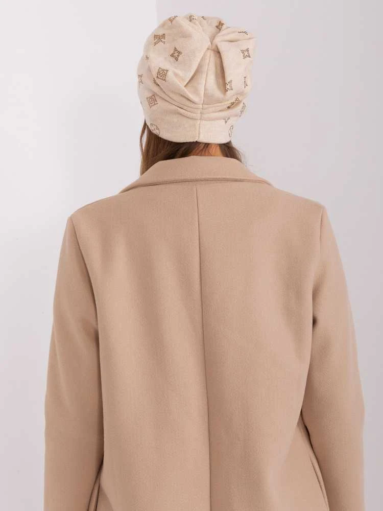 Wool Fashion Italia Cap-AT-CZ-2325.85-šviesiai smėlio spalvos