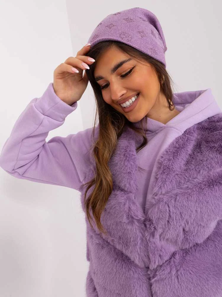 Wool Fashion Italia Cap-AT-CZ-2325.85-šviesiai violetinė