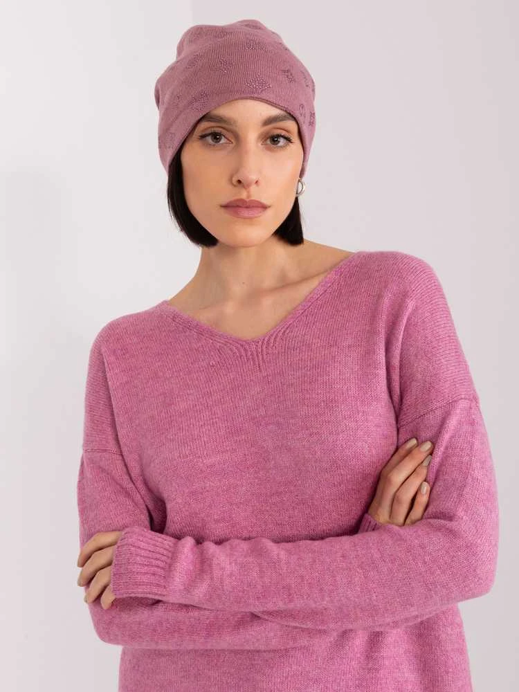 Wool Fashion Italia Cap-AT-CZ-2325.85-violetinė