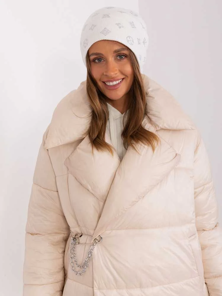 Wool Fashion Italia Cap-AT-CZ-2325.86-ekru