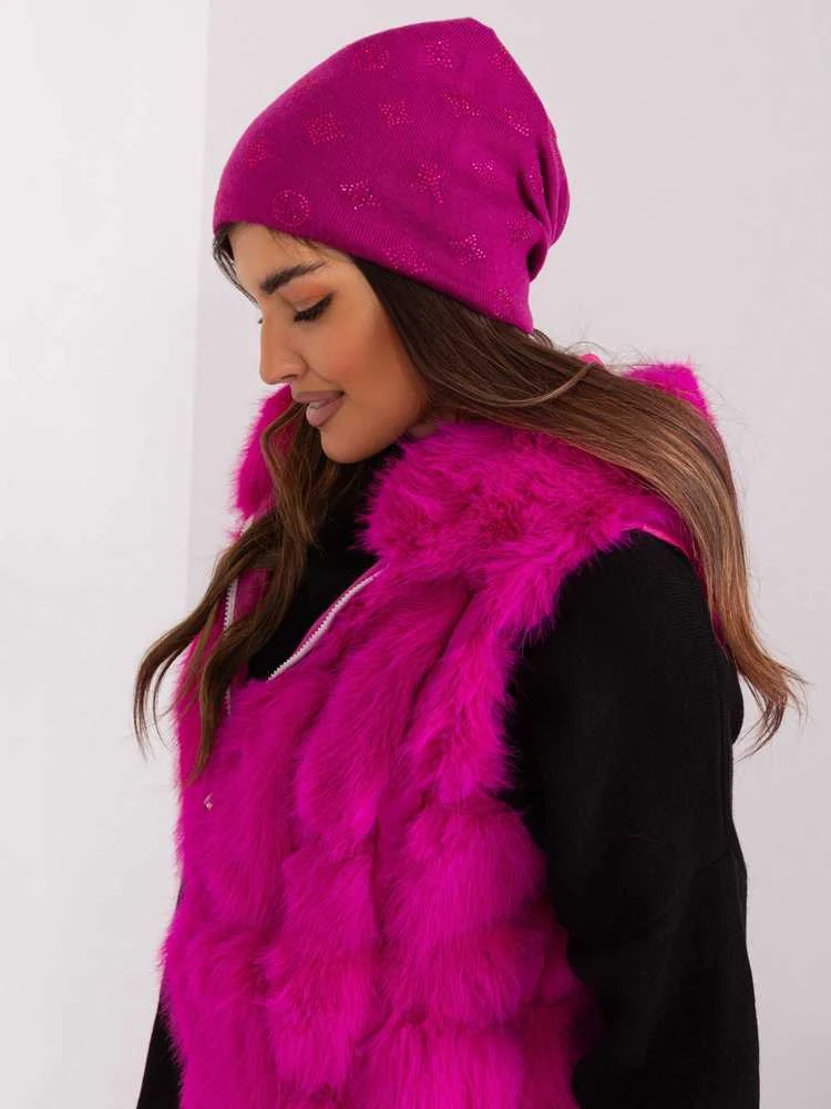 Wool Fashion Italia Cap-AT-CZ-2325.86-fuksija