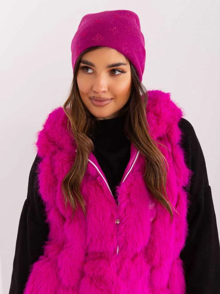 Wool Fashion Italia Cap-AT-CZ-2325.86-fuksija