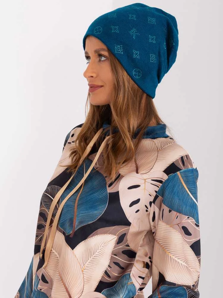 Wool Fashion Italia Cap-AT-CZ-2325.86-jūrinis