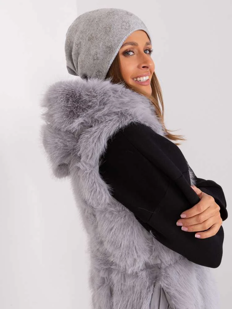 Wool Fashion Italia Cap-AT-CZ-2325.86-pilka