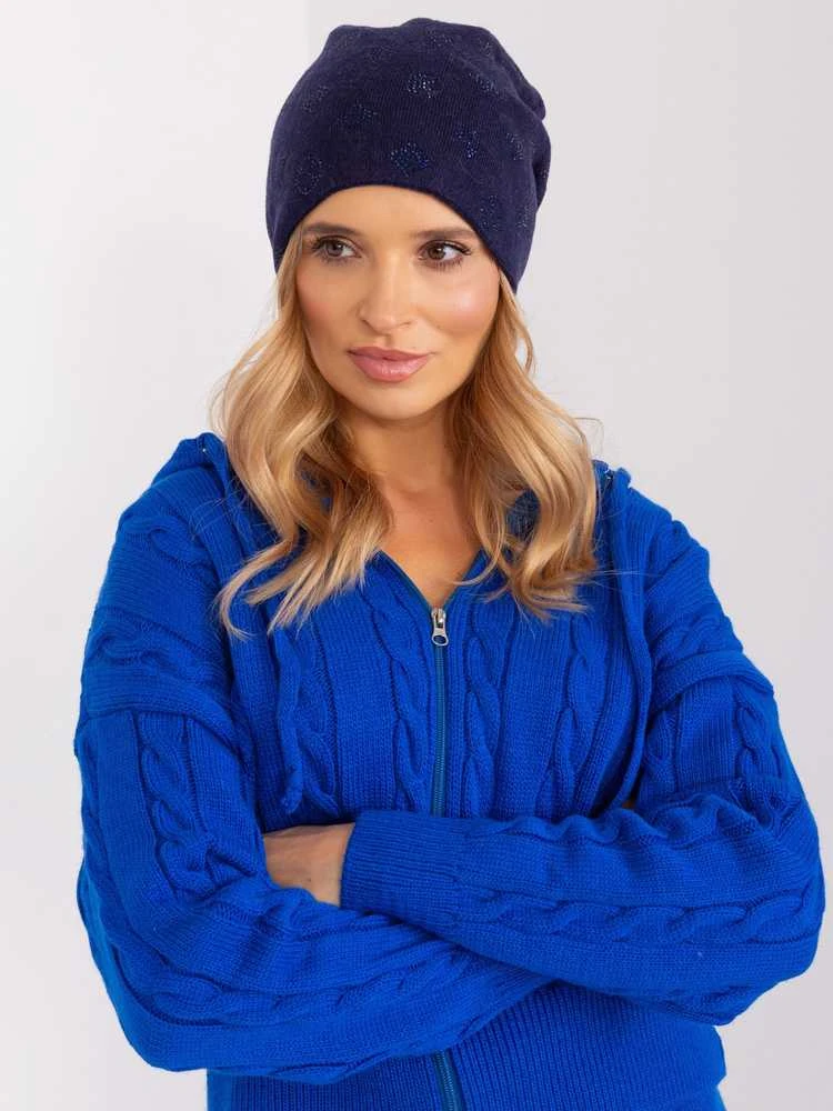 Wool Fashion Italia Cap-AT-CZ-2325.86-tamsiai mėlyna