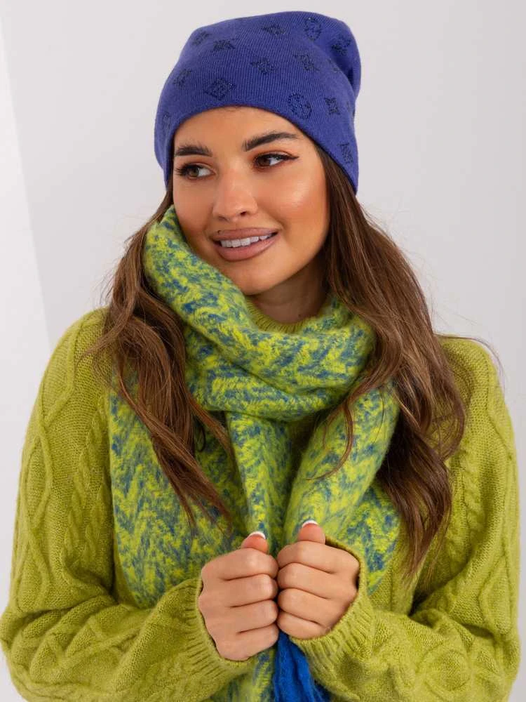 Wool Fashion Italia Cap-AT-CZ-2325.86-tamsiai mėlyna
