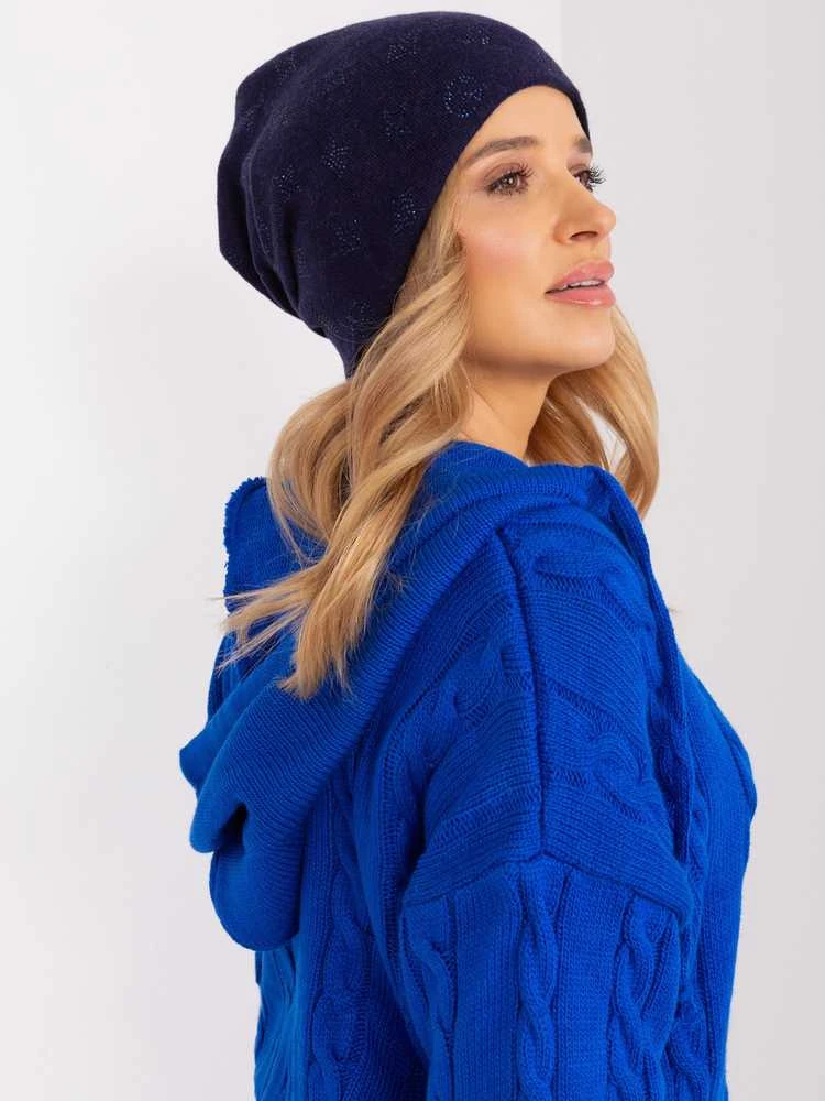 Wool Fashion Italia Cap-AT-CZ-2325.86-tamsiai mėlyna