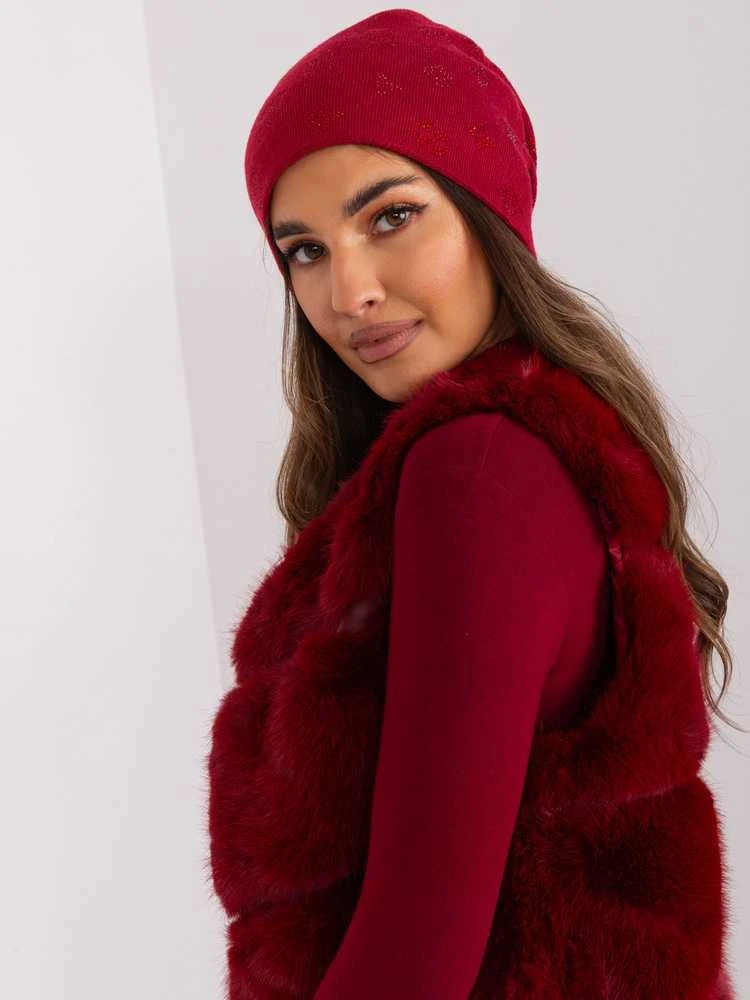 Wool Fashion Italia Cap-AT-CZ-2325.96-bordo