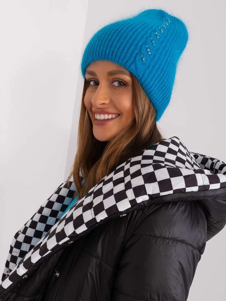 Wool Fashion Italia Cap-AT-CZ-2328.11P-mėlyna