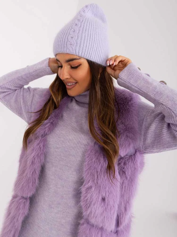 Wool Fashion Italia Cap-AT-CZ-2328.11P-šviesiai violetinė