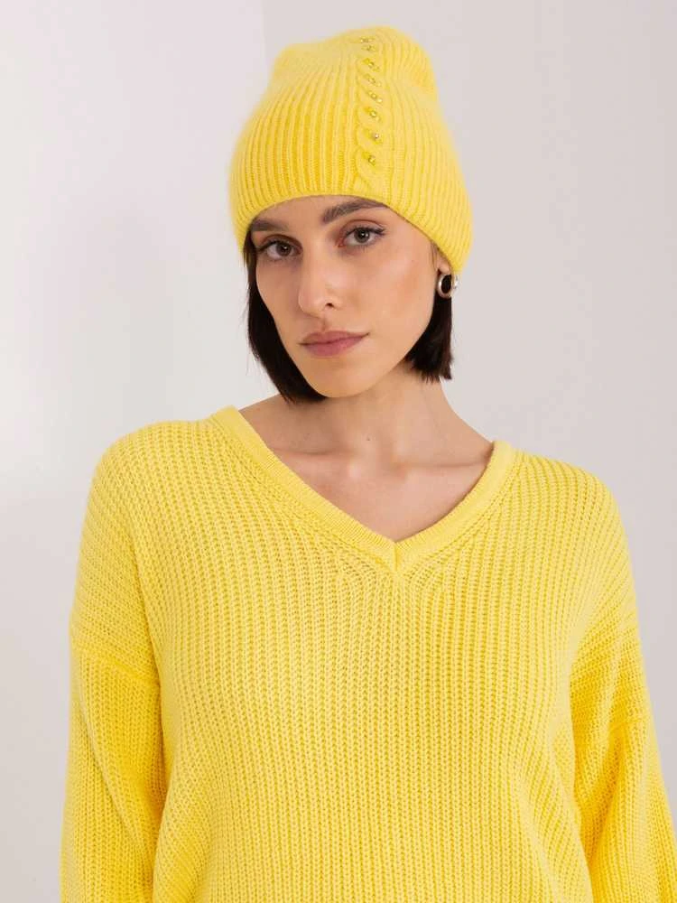Wool Fashion Italia Cap-AT-CZ-2328.41X-geltonas