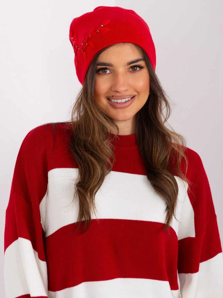 Wool Fashion Italia Cap-AT-CZ-2329.76-raudona