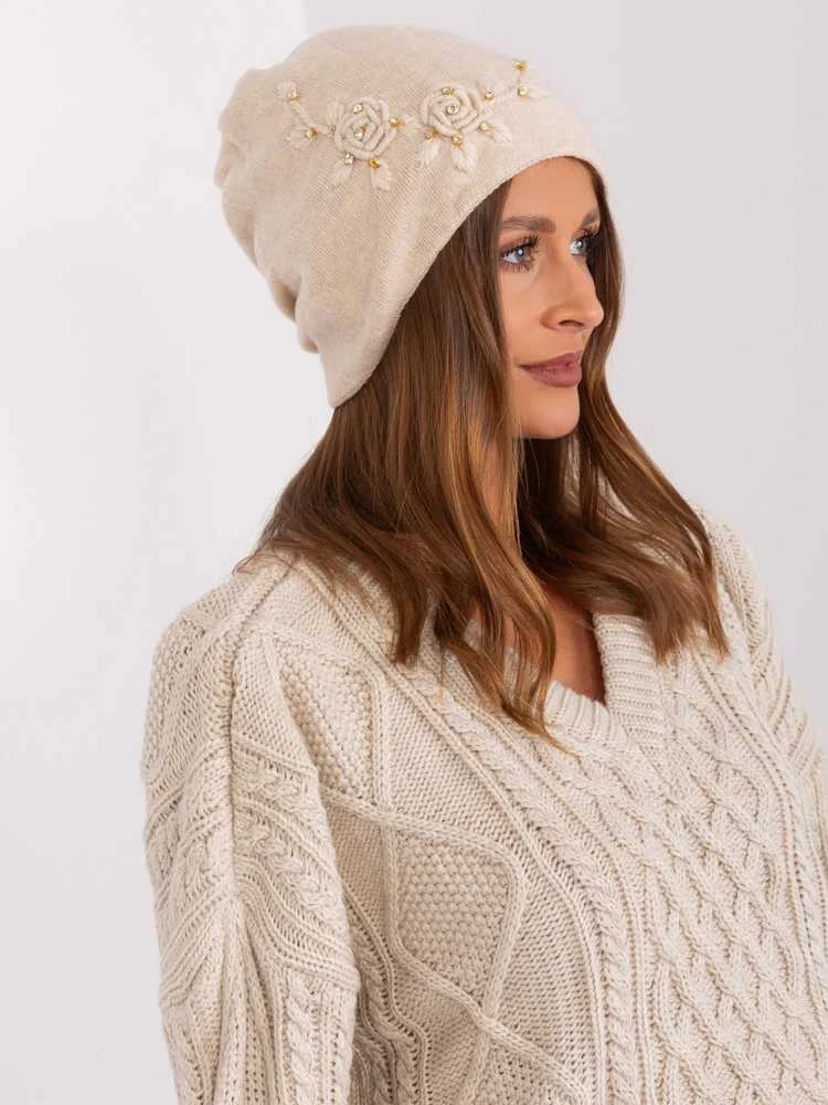 Wool Fashion Italia Cap-AT-CZ-2329.79-smėlio spalvos