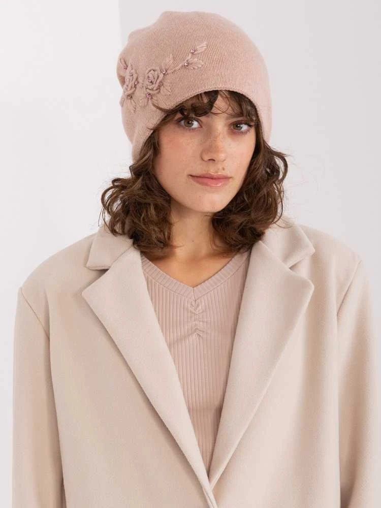 Wool Fashion Italia Cap-AT-CZ-2329.79-tamsiai rožinė