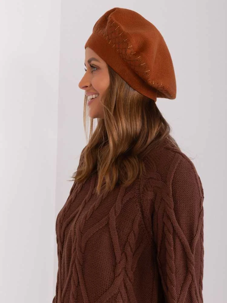 Wool Fashion Italia Cap-AT-CZ-231605.24P-šviesiai ruda