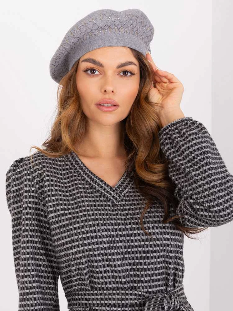 Wool Fashion Italia Cap-AT-CZ-231605.24P-pilka
