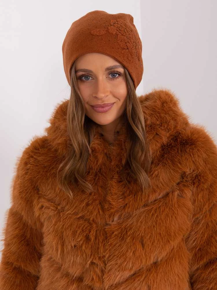 Wool Fashion Italia Cap-AT-CZ-23250.61P-šviesiai ruda