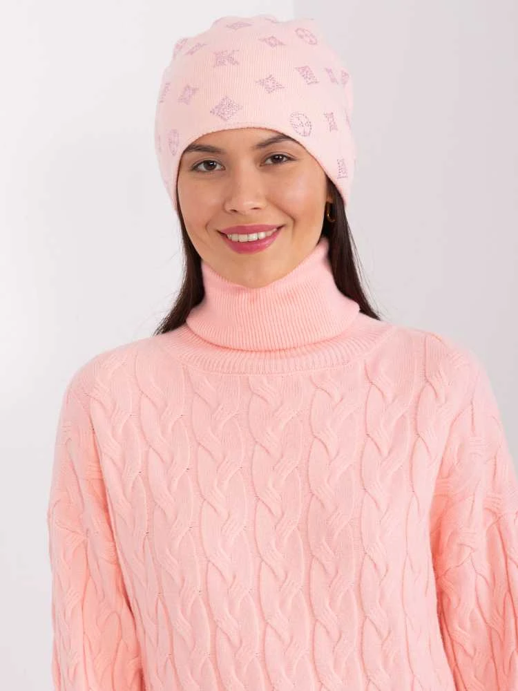 Wool Fashion Italia Cap-AT-CZ-2325.85-šviesiai rožinė