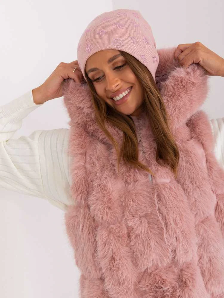 Wool Fashion Italia Cap-AT-CZ-2325.85-rožinė