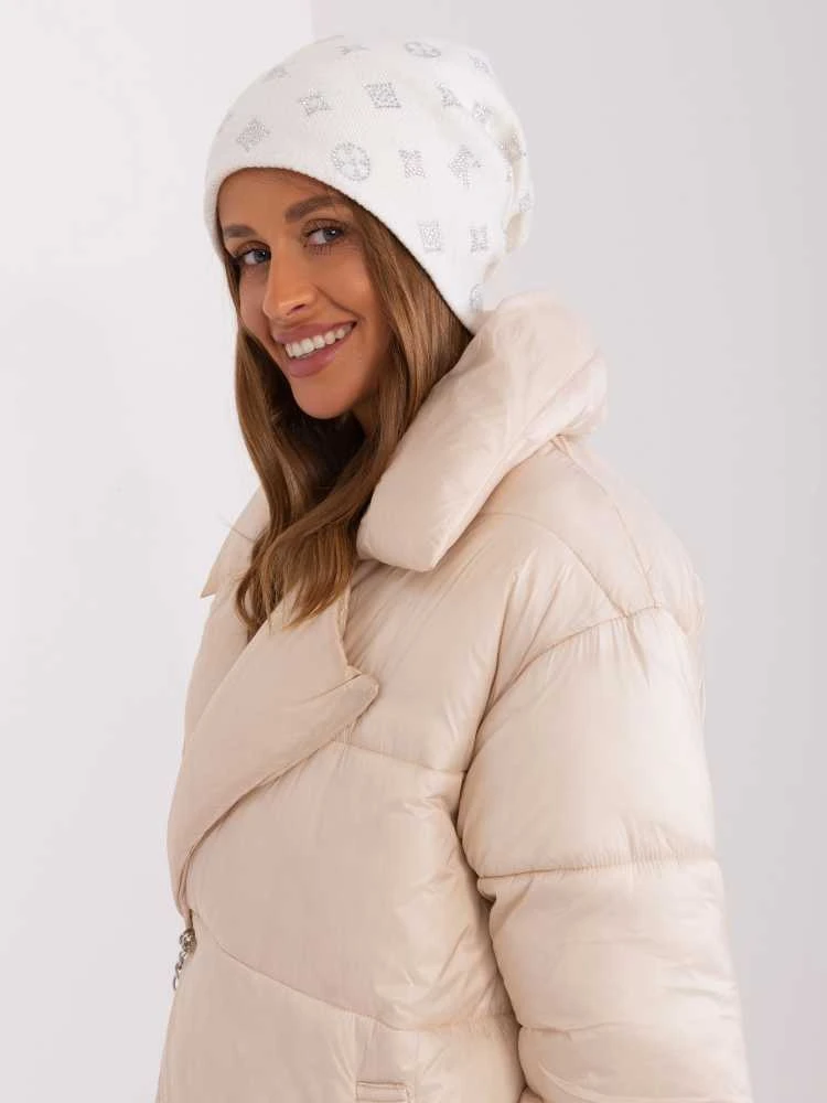 Wool Fashion Italia Cap-AT-CZ-2325.86-ekru