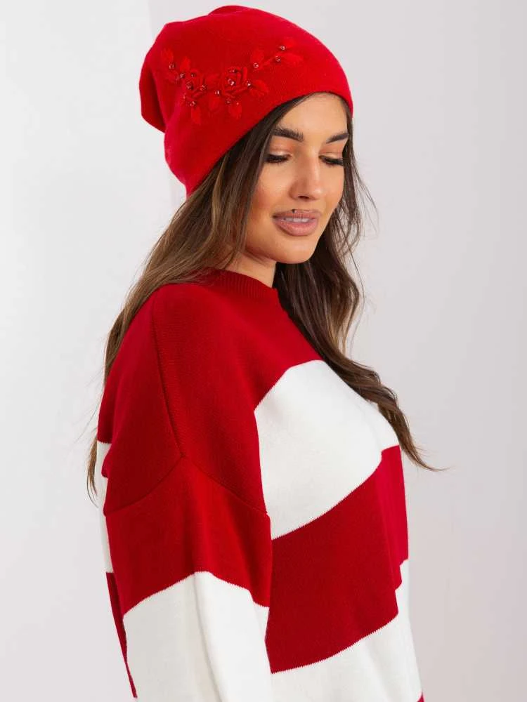 Wool Fashion Italia Cap-AT-CZ-2329.76-raudona