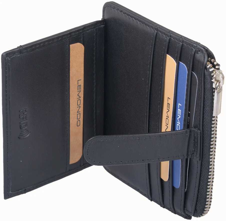 Kortelių dėklas AVANCO 490-70-01 RFID - Juodas