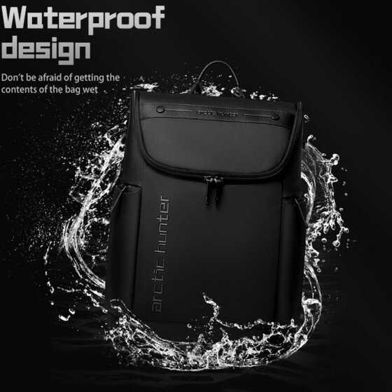 Kuprinė nešiojamam kopiuteriui ir kelionėms Arctic Hunter 17 " B00465 - Juoda