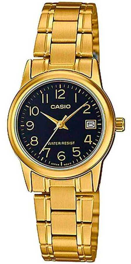 Casio LTP-V002G-1B moteriškas laikrodis + dėžutė