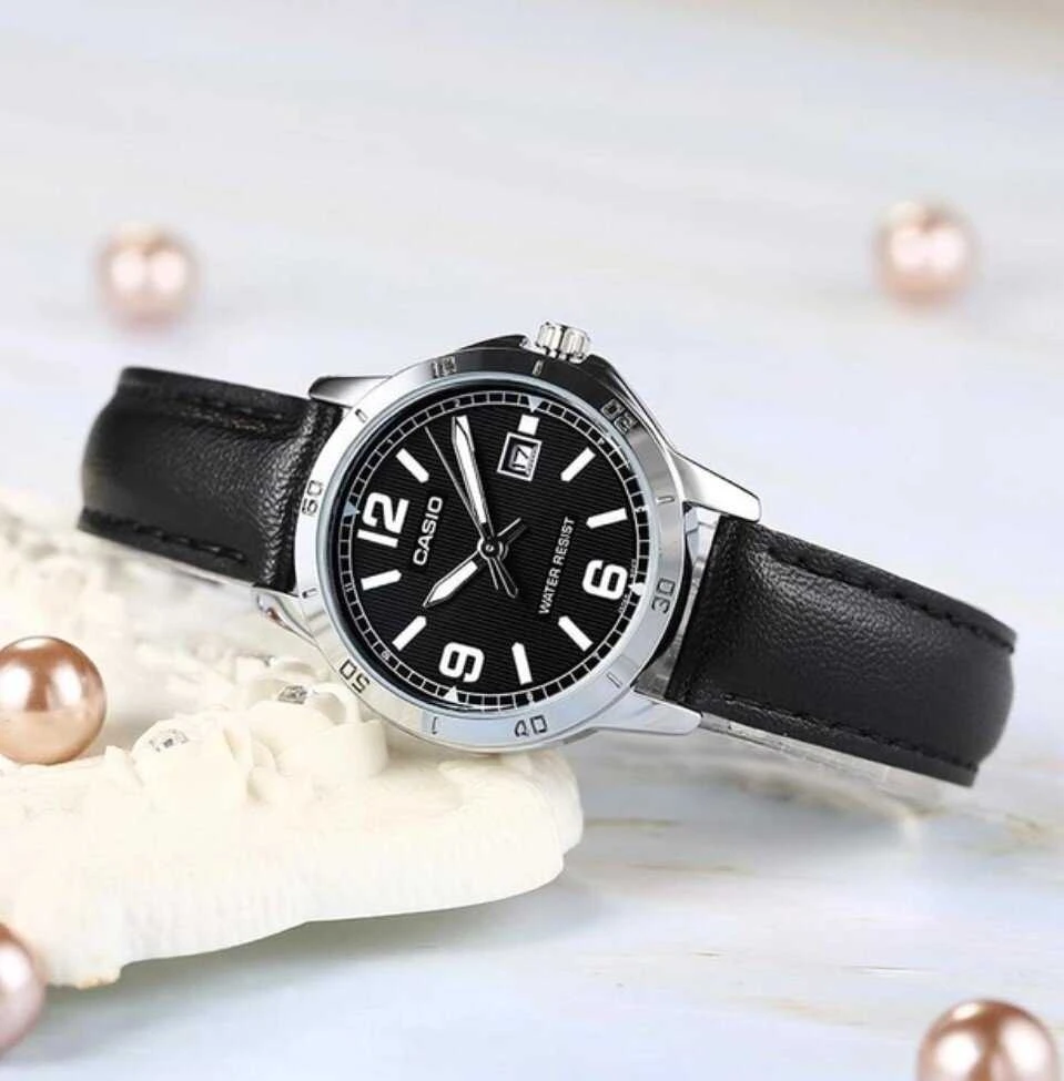 Laikrodis Damski Casio LTP-V004L-1B (zd569f) + BOX